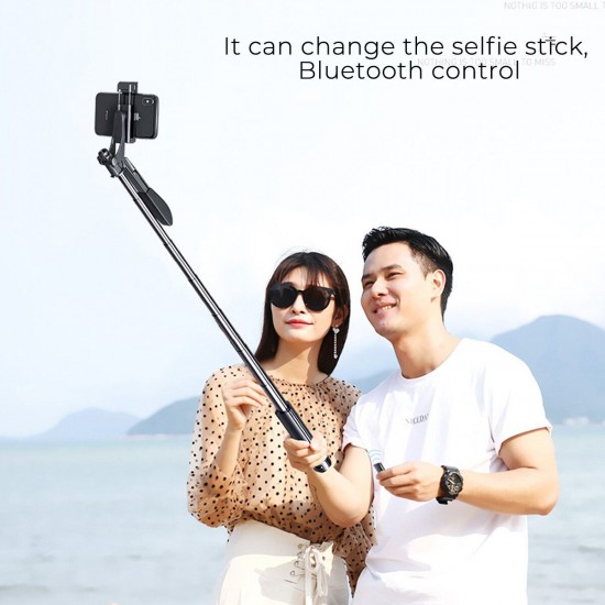 Aluminum Alloy All-in-one Selfie Stick Tripod Phone Video Live Stabilizer Anti-shake Handheld Gimbal For iPhone XS 11Pro Mi 10