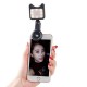 3663FL Universal Led Fill light Selfie Wide Angle Macro Lens for Mobile Phone Tablet