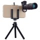 T18XZJ 18X Telescope Zoom Lens with Mini Desktop Tripod Phone Clip