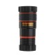 CL-19B85 4 in 1 8X Telescope Zoom Fisheye Wide Angle Macro Lens for Mobile Phone Tablet