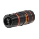 CL-19B85 4 in 1 8X Telescope Zoom Fisheye Wide Angle Macro Lens for Mobile Phone Tablet