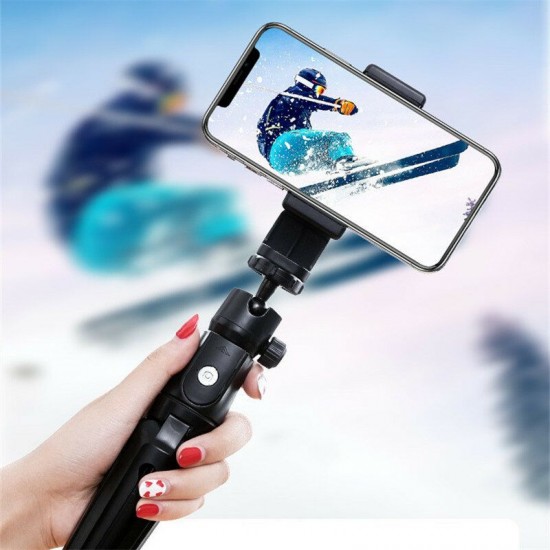 K20 Selfie Stick Multifunctional bluetooth Remote Control Light Weight Tripod 360 Degree Rotating Expandable Phone Holder
