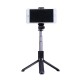 EGS-06 Black Selfie Stick Tripod Aluminum All in One Extendable Selfie Stick bluetooth with Remote for iPhone for Samsung Mobile Phone for Gopro Camera