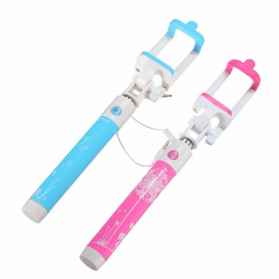 Foldable Stainless Steel Mini Selfie Stick For IOS Android