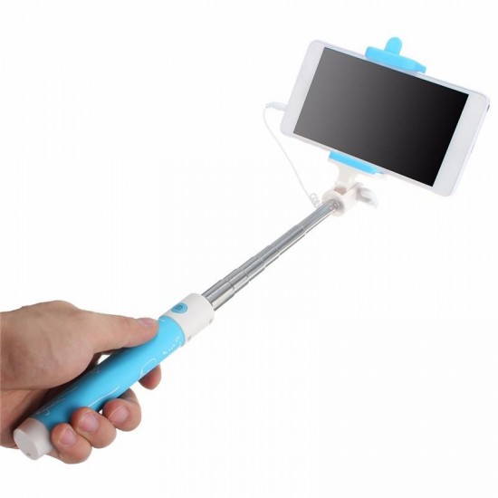 Foldable Stainless Steel Mini Selfie Stick For IOS Android