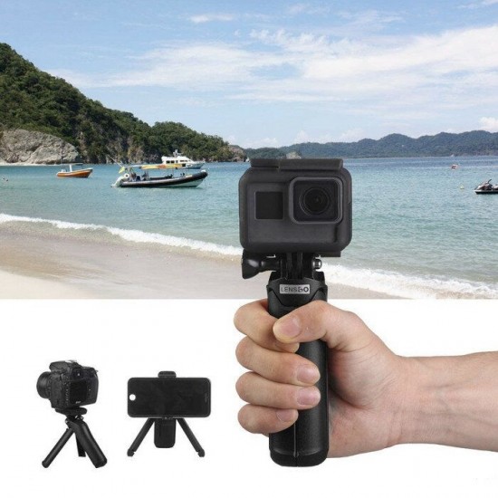 L311 Mini Selfie Stick Tripod Stand Mount Monopod Table Tripod with Smartphone/Gopro Holder for DSLR Mirrorless Camera