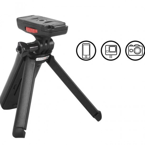 L311 Mini Selfie Stick Tripod Stand Mount Monopod Table Tripod with Smartphone/Gopro Holder for DSLR Mirrorless Camera