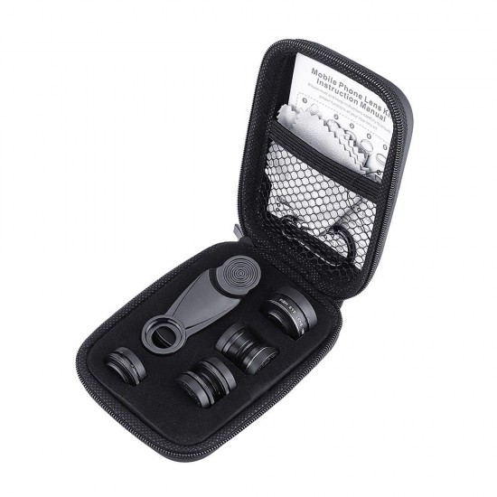 L-700 7 in 1 Fisheye Macro Telescope Kaleidoscope CPL Lens for Smartphone L-700 7 in 1 Fisheye Macro Telescope Kaleidoscope CPL Lens for Smartphone