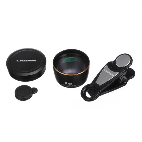 L-8185 85mm 3.0X 5K HD Telephoto Portrait Lens for Smartphone Single Lens Dual Lens