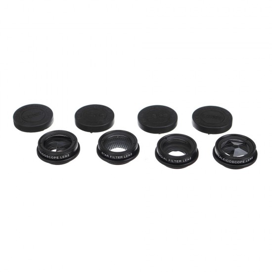 L-8X1001 11 in 1 Fisheye Macro Wide Angle CPL Star Kaleidoscope Telescope Lens for Smartphone Photography L-8X1001 11 in 1 Fisheye Macro Wide Angle CPL Star Kaleidoscope Telescope Lens for Smartphone Photography