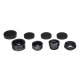 L-8X1001 11 in 1 Fisheye Macro Wide Angle CPL Star Kaleidoscope Telescope Lens for Smartphone Photography L-8X1001 11 in 1 Fisheye Macro Wide Angle CPL Star Kaleidoscope Telescope Lens for Smartphone Photography