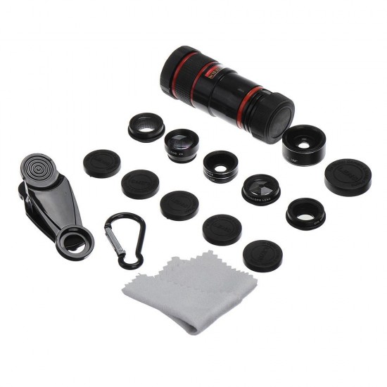 L-8X701 Telephoto Macro Fisheye Kaleidoscope CPL Lens for Smartphone Photography L-8X701 Telephoto Macro Fisheye Kaleidoscope CPL Lens for Smartphone Photography