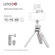 L322 Portable Multi-Functional Desktop bluetooth Tripod withPhone Holder Remote Control for DSLR Camera Smartphone GoPros