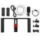 PKT3028 4 in 1 4.7 inch Video Rig Handle Stabilizer LED Ring Light Live Broadcast Vlogging Selfie for Smartphone with Microphone PKT3028 4 in 1 4.7 inch Video Rig Handle Stabilizer LED Ring Light Live Broadcast Vlogging Selfie for Smartphone with Microphone