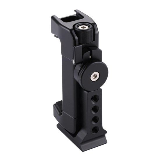 PU367 360 Degree Rotating Universal Phone Metal Clamp Clip Holder Bracket for Smartphones