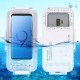 PU9100W 45M Depth Waterproof Anti-Vibration Phone Diving Case Underwater Photo Video Phone Case for Android Phone