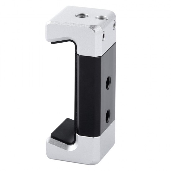 PU370 Universal Aluminum Alloy Cold Shoe Photography Phone Holder Clamp Bracket