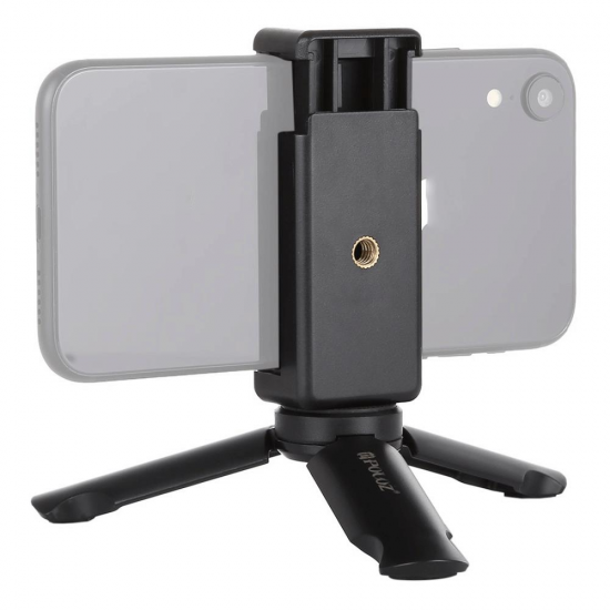 PU373 Mini Tripod with Adjustable Phone Clip for Mobile Phone Sport Camera PU373 Mini Tripod with Adjustable Phone Clip for Mobile Phone Sport Camera