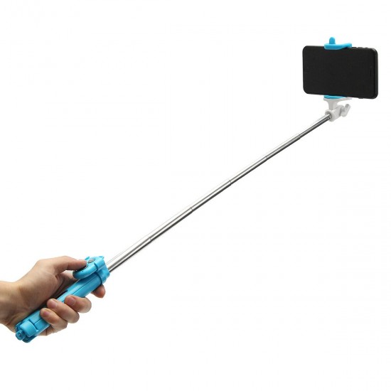 Remote Control Foldable Unipod Selfie Stick Portable Handheld Tripod with bluetooth Shutter For Smart Phones