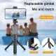 S03 Selfie Stick Wireless bluetooth Tripod Selfie 3 In 1 Extendable Foldable Monopod Remote Control Multi-mode Shooting Travel Extendable Mini Tripod S03 Selfie Stick Wireless bluetooth Tripod Selfie 3 In 1 Extendable Foldable Monopod Remote Control Multi-mode Shooting Travel Extendable Mini Tripod