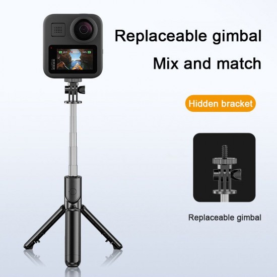 S03 Selfie Stick Wireless bluetooth Tripod Selfie 3 In 1 Extendable Foldable Monopod Remote Control Multi-mode Shooting Travel Extendable Mini Tripod S03 Selfie Stick Wireless bluetooth Tripod Selfie 3 In 1 Extendable Foldable Monopod Remote Control Multi-mode Shooting Travel Extendable Mini Tripod
