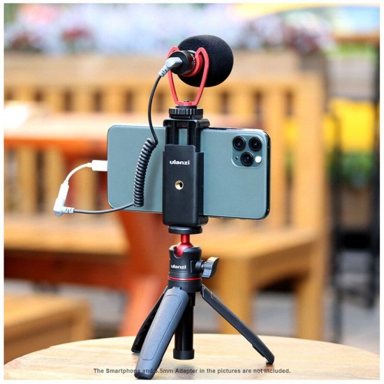 Smartphone Video Kit II Q1 Microphone MT-08 Mini Tripod ST-07 Phone Holder Vlogging Accessories Youtube Video