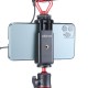 ST-07 Stright Mobil Phone Holder with Cold Shoe Mobile Phone Photography Tripod Bracket ST-07 Stright Mobil Phone Holder with Cold Shoe Mobile Phone Photography Tripod Bracket