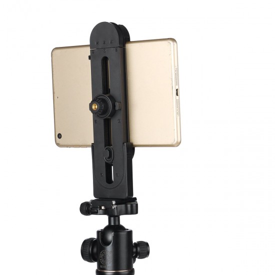 Adjustable Clamp for Cell Phone Tablet for iPad Air Pro Mini 3-14 inch Tablet Phone Tripod Clip