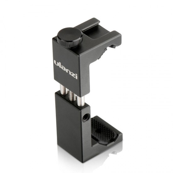 ST-02S Aluminum Rotate Vertical Horizontal Phone Holder Clamp Clip with Cold Shoe Mount ST-02S Aluminum Rotate Vertical Horizontal Phone Holder Clamp Clip with Cold Shoe Mount