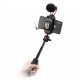 ST-09 Selfie Vlog Phone Clip for iPhone Apple Watch Series 5 Cold Shoe Tripod Mount Holder Compatible with LED Light Microphone ST-09 Selfie Vlog Phone Clip for iPhone Apple Watch Series 5 Cold Shoe Tripod Mount Holder Compatible with LED Light Microphone