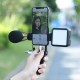 ST-16 Handheld Vertical Shooting Phone Mount Holder Vlog Phone Mount Holder with Cold Shoe for Microphone LED Light