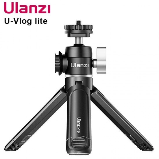 lite Extendable Dual Cold Shoe Ball Head Tripod for smartphone Sony DSLR Camera Mic Light Accessories