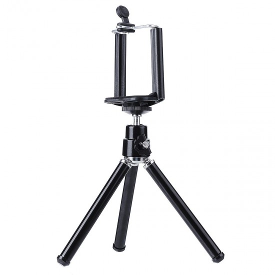 Universal 18X ZOOM Telephoto Lens with Phone Clip Clamp Mini Desktop Tripod