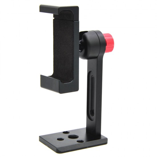 Phone Holder Clip Rotatable Desktop Tripod Mount Adapter 5.6 - 8.9 cm for Smartphone