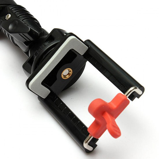 C188120cm Handheld Extendable Monopodand Phone Holder Stand Clip Tripod C188120cm Handheld Extendable Monopodand Phone Holder Stand Clip Tripod