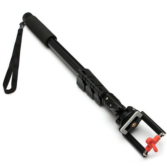 C188120cm Handheld Extendable Monopodand Phone Holder Stand Clip Tripod C188120cm Handheld Extendable Monopodand Phone Holder Stand Clip Tripod
