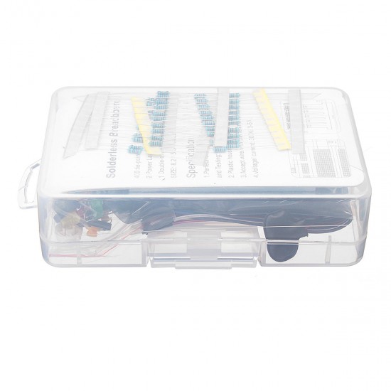 Basic Starter Kit UNO R3 Mini Breadboard LED Jumper Wire Button With Box For Geekcreit for Arduino - products that work with official Arduino boards Basic Starter Kit UNO R3 Mini Breadboard LED Jumper Wire Button With Box For Geekcreit for Arduino - products that work with official Arduino boards