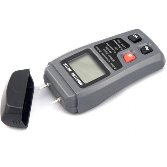 EMT01 Digital LCD Portable 0~99.9% Wood Moisture Meter Integral Pins Auto Power off EMT01 Digital LCD Portable 0~99.9% Wood Moisture Meter Integral Pins Auto Power off