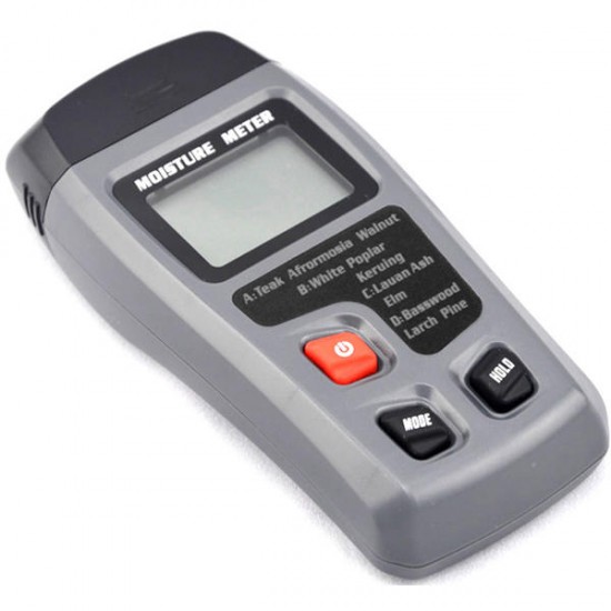 EMT01 Digital LCD Portable 0~99.9% Wood Moisture Meter Integral Pins Auto Power off EMT01 Digital LCD Portable 0~99.9% Wood Moisture Meter Integral Pins Auto Power off