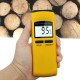Digital Induction Wood Moisture Meter 0~50% Tree Timber Moisture Content Tester 0-50C Wood Thermometer Hygrometer LCD Backlight