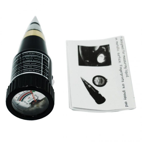 Handheld Moisture Humidity Meter PH Tester for Garden Soil Metal Probe VT-05 10-80% Hygrometer