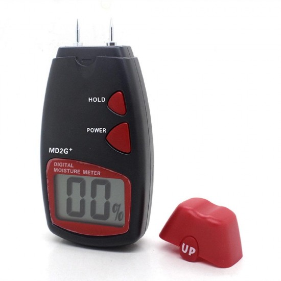 MD2G+ Hanheld Digital Moisture Meter Range 5%~40% Wood Bamboo Cotton Tobacco Paper Foodstuff Tester