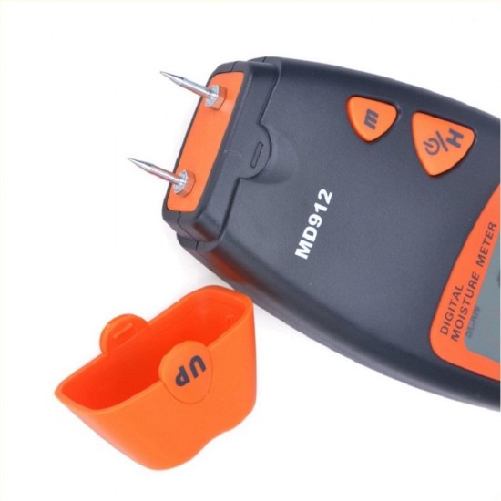 MD912 Portable Wood Moisture Meter Hygrometer Timber Tree Density Digital Electrical Tester Temperature Self-compensation 4 Tree Species Corrections Data Hold MD912 Portable Wood Moisture Meter Hygrometer Timber Tree Density Digital Electrical Tester Temperature Self-compensation 4 Tree Species Corrections Data Hold