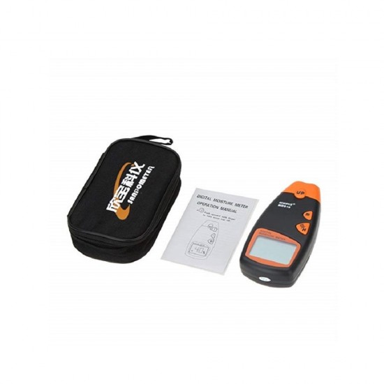 MD916 Paper Moisture Meter Shrapnel Contact Measurement Range 2% ~40% Resolution 0.5% CPU Technology Moisture Tester Damp Meter Humidity Meter