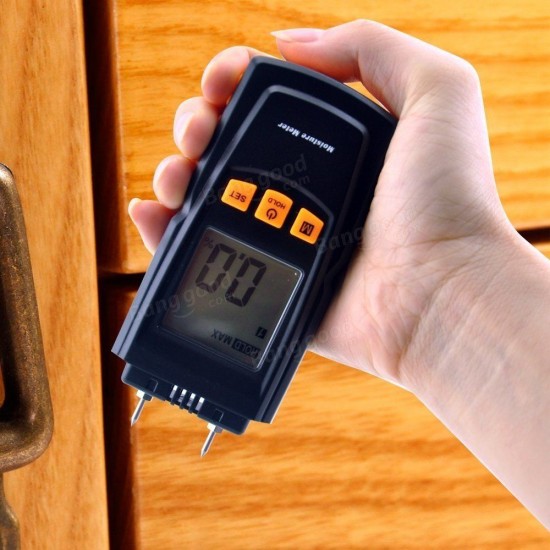 Portable Digital LCD Wood Moisture Meter Damp Detector for Wood Sheetrock Carpets Bamboo Paper Portable Digital LCD Wood Moisture Meter Damp Detector for Wood Sheetrock Carpets Bamboo Paper