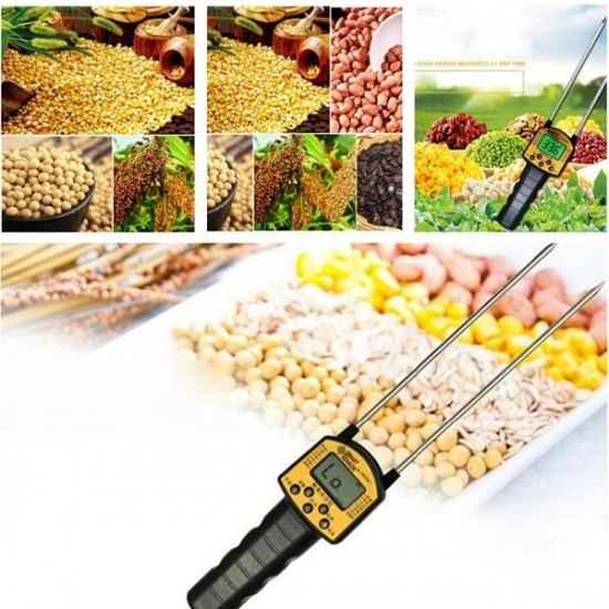 AR991 Digital Grain Moisture Meter for Corn Wheat Rice Bean Wheat Flour Fodder Rapeseed