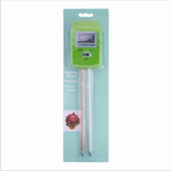 TPH01810 3 In 1 Ph Meter Hygrometer/Measuring PH Meter Double Probe Professional Soil Meter Moisture PH Environment Instrument Tool TPH01810 3 In 1 Ph Meter Hygrometer/Measuring PH Meter Double Probe Professional Soil Meter Moisture PH Environment Instrument Tool