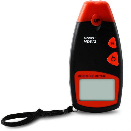 MD812 Digital Wood Moisture Meter Humidity Tester Timber Damp Detector with LCD Display Two Pins