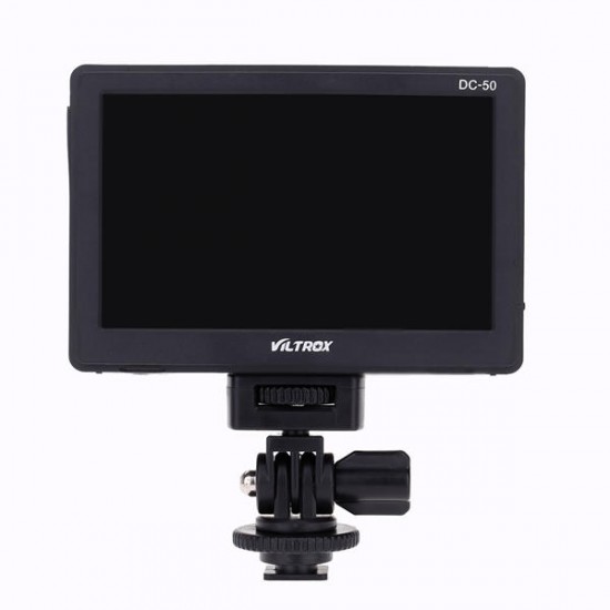 Portable DC-50 HD Clip-on LCD 5inch Camera Monitor Wide View for Canon Nikon Sony DSLR DV
