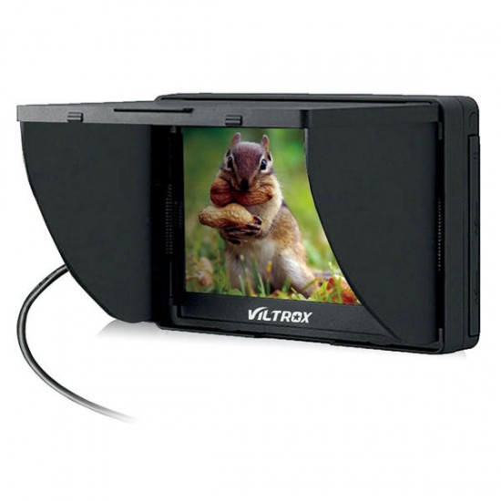 Portable DC-50 HD Clip-on LCD 5inch Camera Monitor Wide View for Canon Nikon Sony DSLR DV